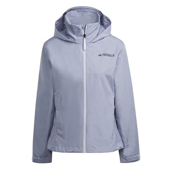 adidas Women's Terrex Multi Rain.rdy Two-Layer Rain Jacket Size Large HN5457 - Picture 1 of 8